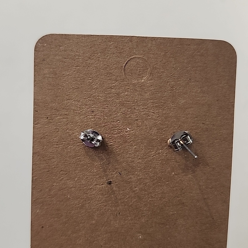 Gold Butterfly and Red Strawberry Stud Earrings MIX & MATCHED - Picture 5 of 6